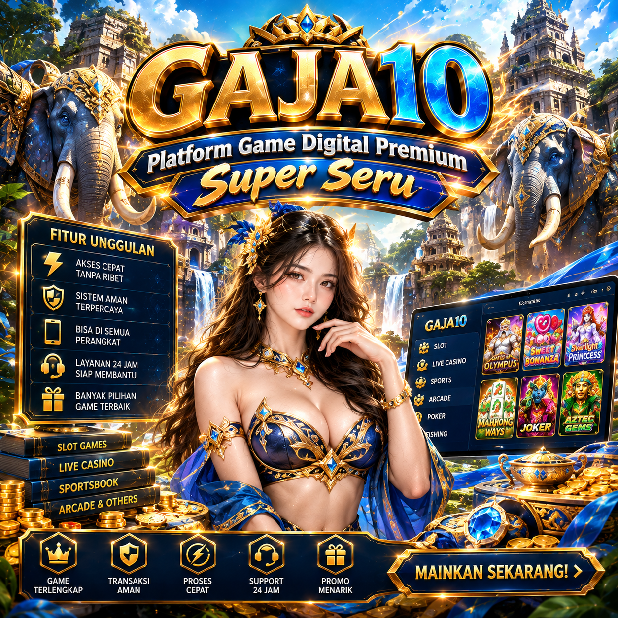 GAJA10 ゆ Platform Game Digital Premium Super Seru