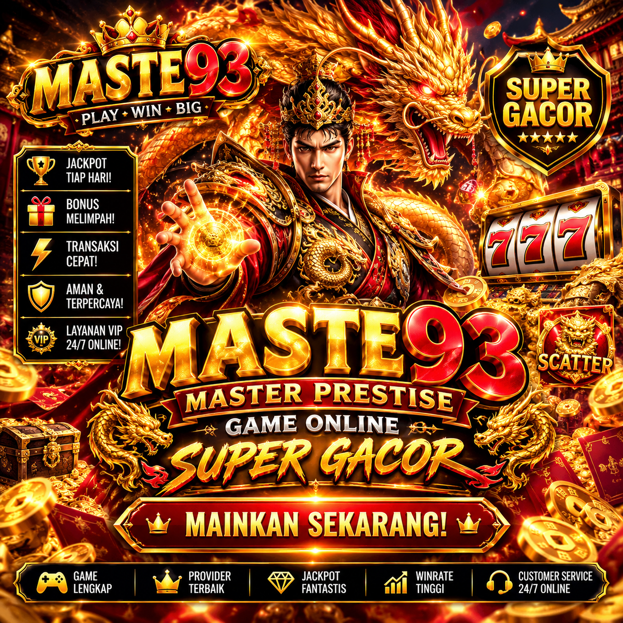 MASTER93 𖨁 Master Prestise Game Online Super Gacor