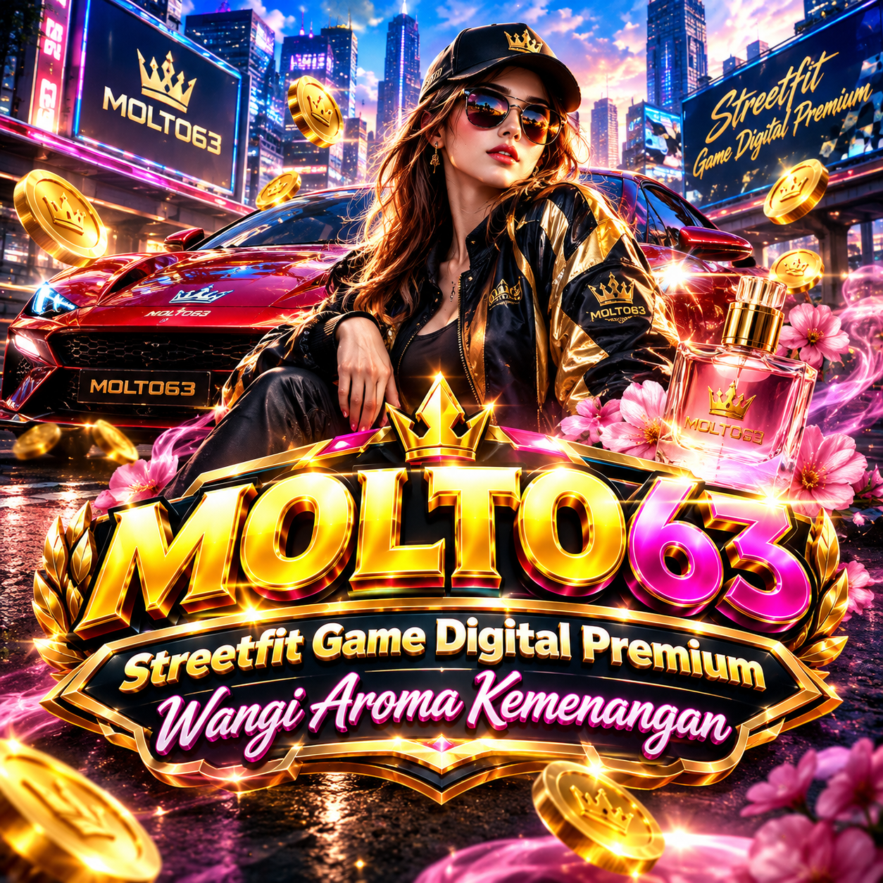 MOLTO63 ゆ Streetfit Game Digital Premium Wangi Aroma Kemenangan